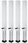 Kit 4 gambe altezza regolabile 60/100 cm